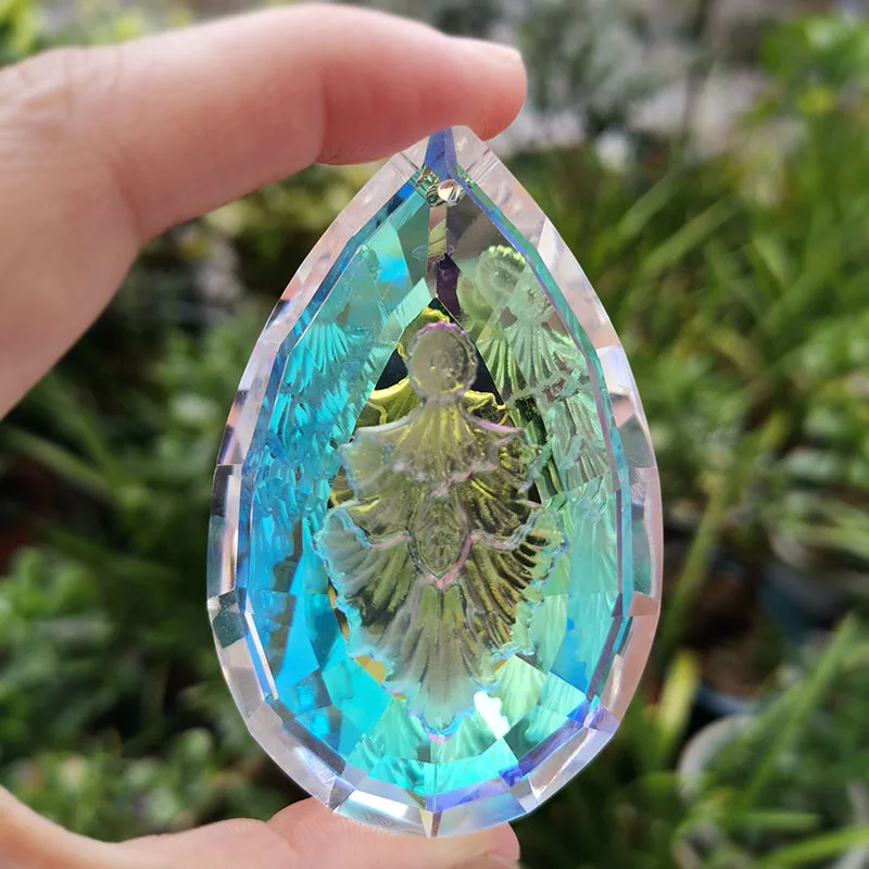 Crystal Sun Catcher - Renk kristal prizma Suncatcher asılı yaprak