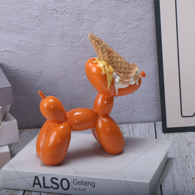 Home Decor Enthusiast - Yaratıcı Balon Köpek Heykeli Modern Pop