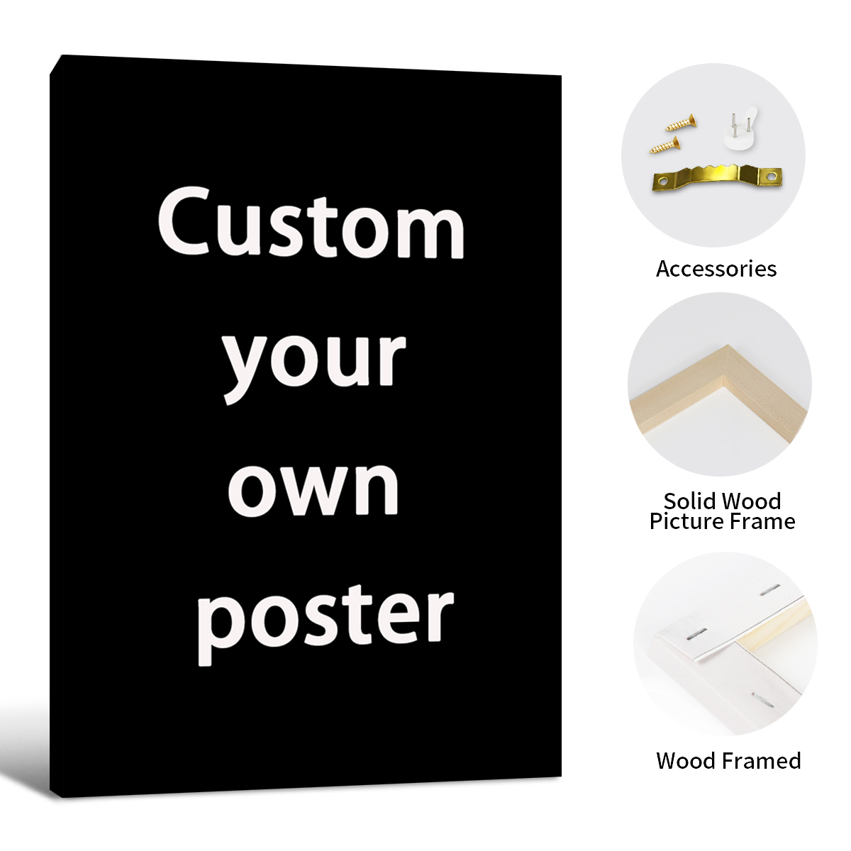 Home Decor Frames - Özel posterler çerçeveli duvar sanatları kişiselleştirilmiş