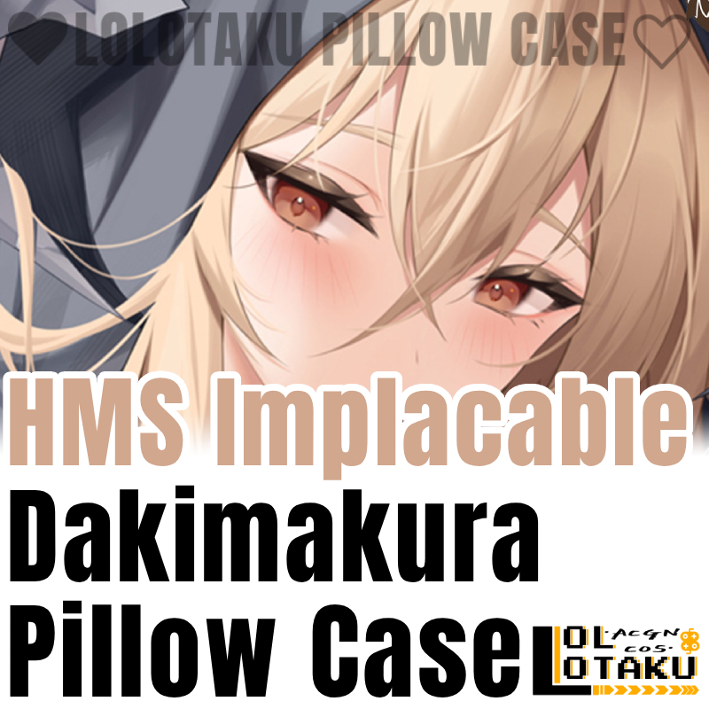 Home Decor Xmas - HMS Implacable Dakimakura Azur Lane Yastık