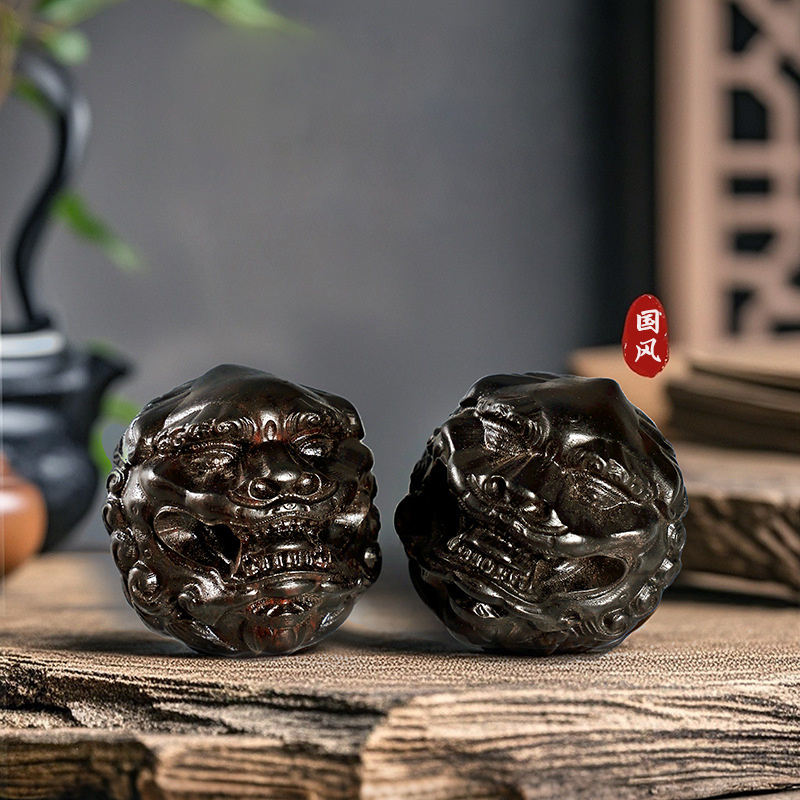 Home Decor Enthusiast - Çin Siyah Sandal Ağacı Oymalı Uyanış