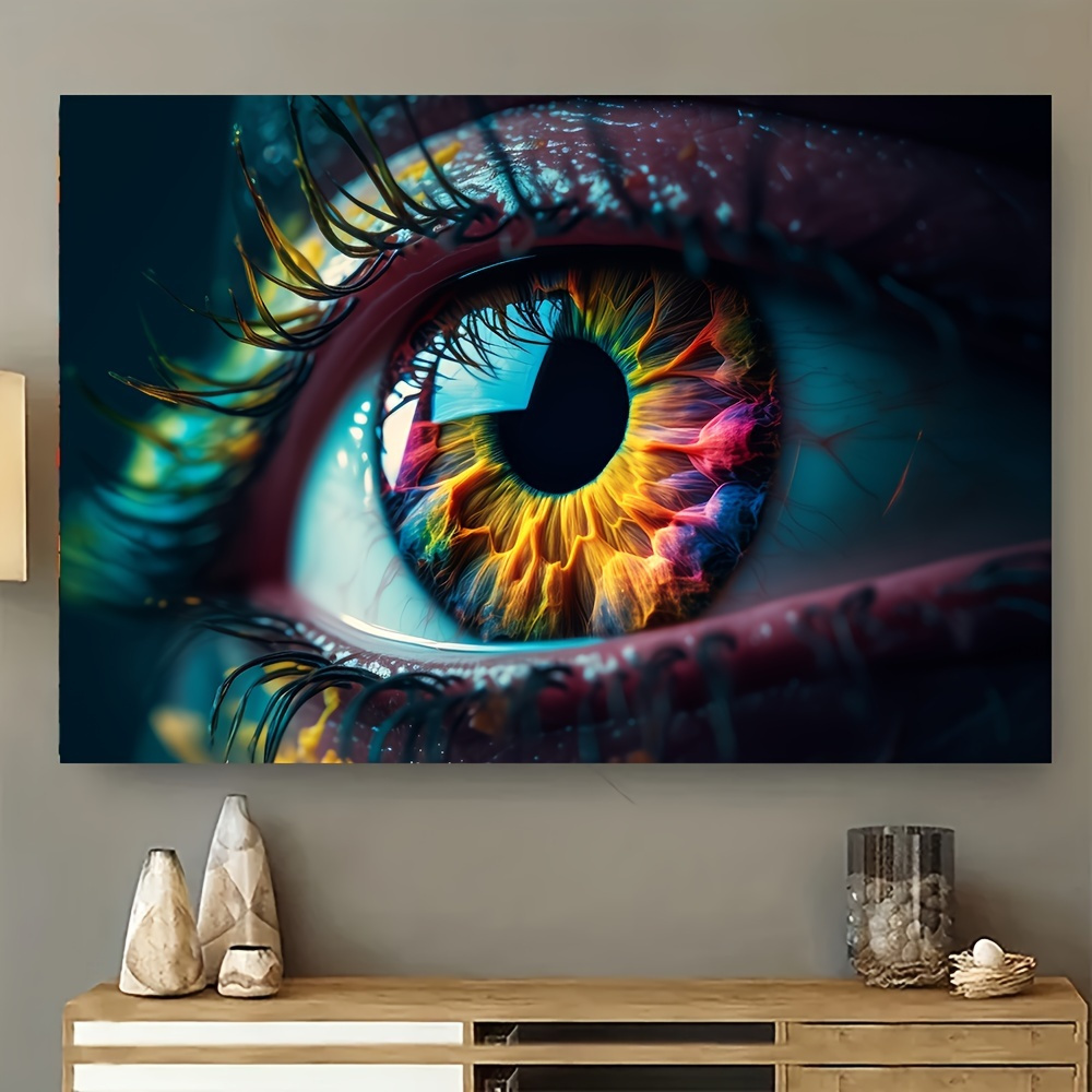 Home Decor Design Interior - 2D 1 adet Çerçeveli Kanvas Tablo,