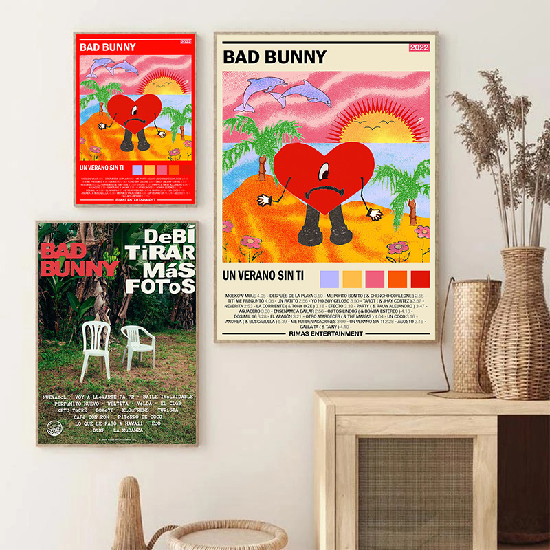 Home Decor Essentials - Bad Bunny Hip Hop Rap Müzik