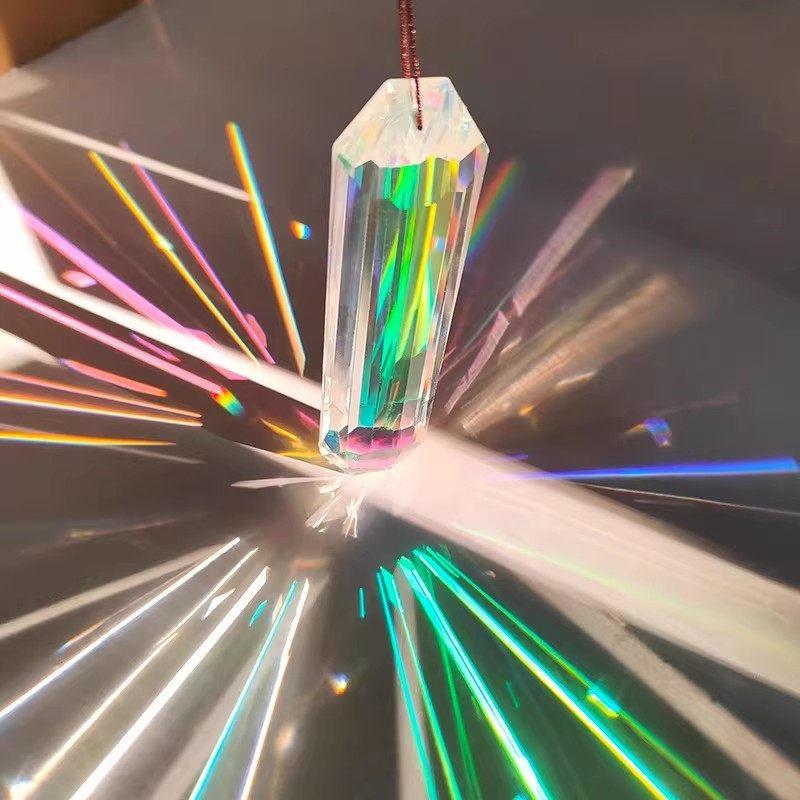 Crystal Sun Catcher - Pencere Asılı Işık Yakalayıcı Kolye Renkli