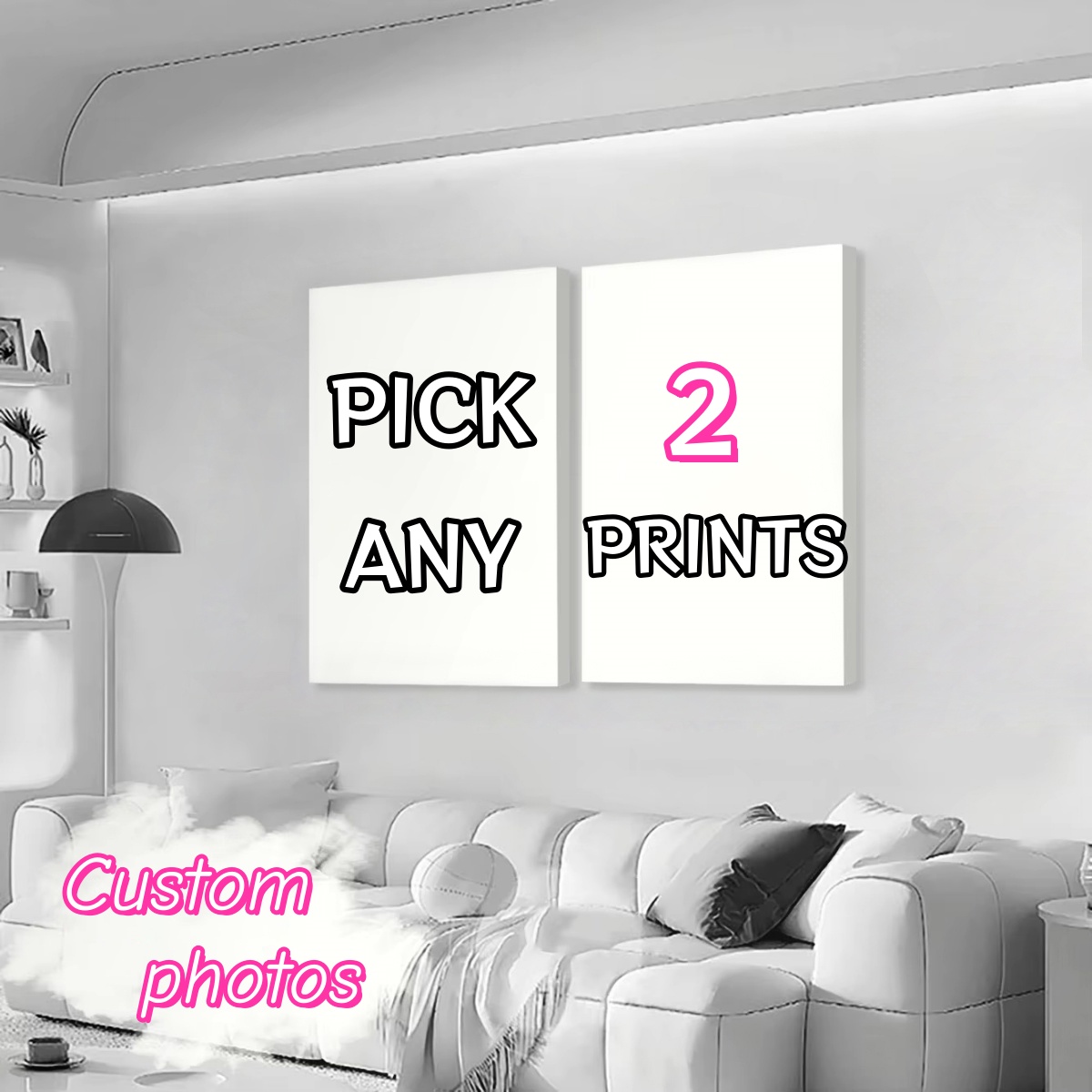 Home Decor Aesthetic Pinterest - 2 adet/takım özel tuval baskı kişiselleştirilmiş