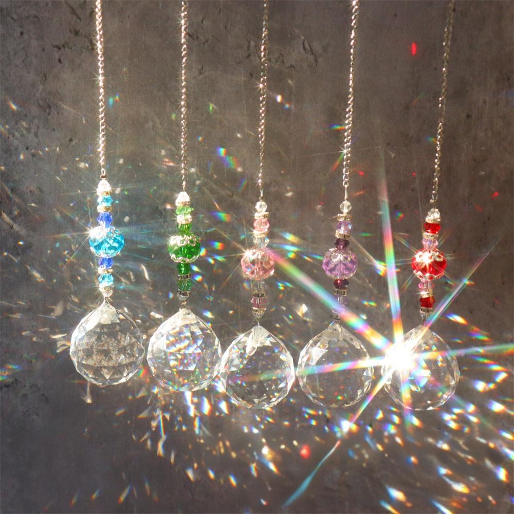 Crystal Sun Catcher - Kristaller Suncatcher Asılı Pencere Kristal Top
