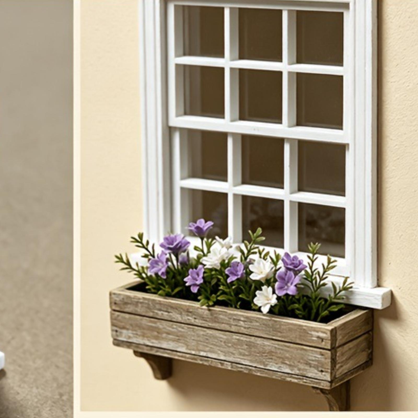 Home Decor Frames - Minyatür Pencere Çerçevesi Genişletilmiş Oyuncak Ev