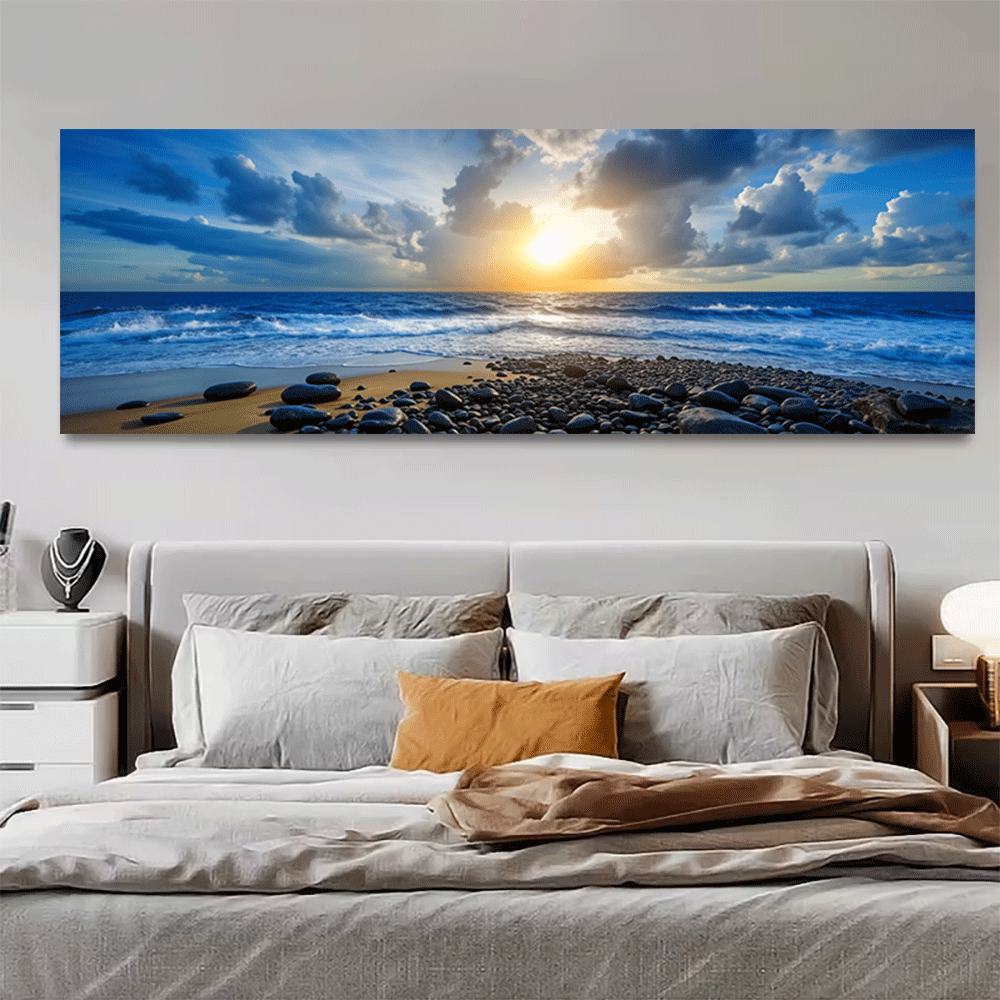 Home Decor Design Interior - 1 adet-tuval posteri çerçevesiz okyanus gün