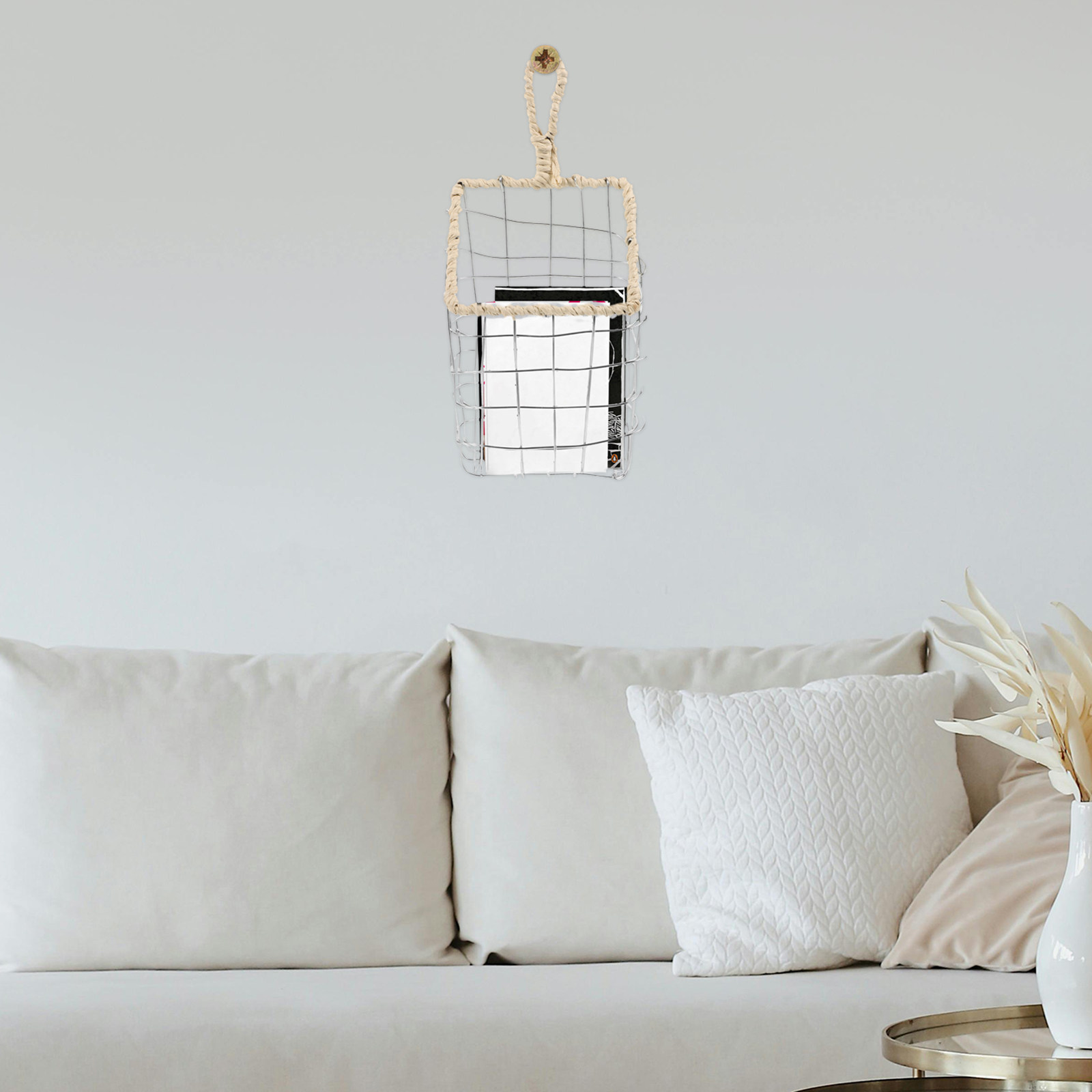 Home Decor Magazine - Duvara Monte Demir Kitaplık, İskandinav Tarzı