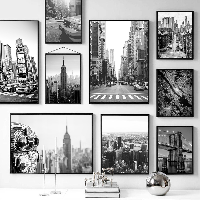 Home Decor Essentials - New York City Tuval Boyama Posterler