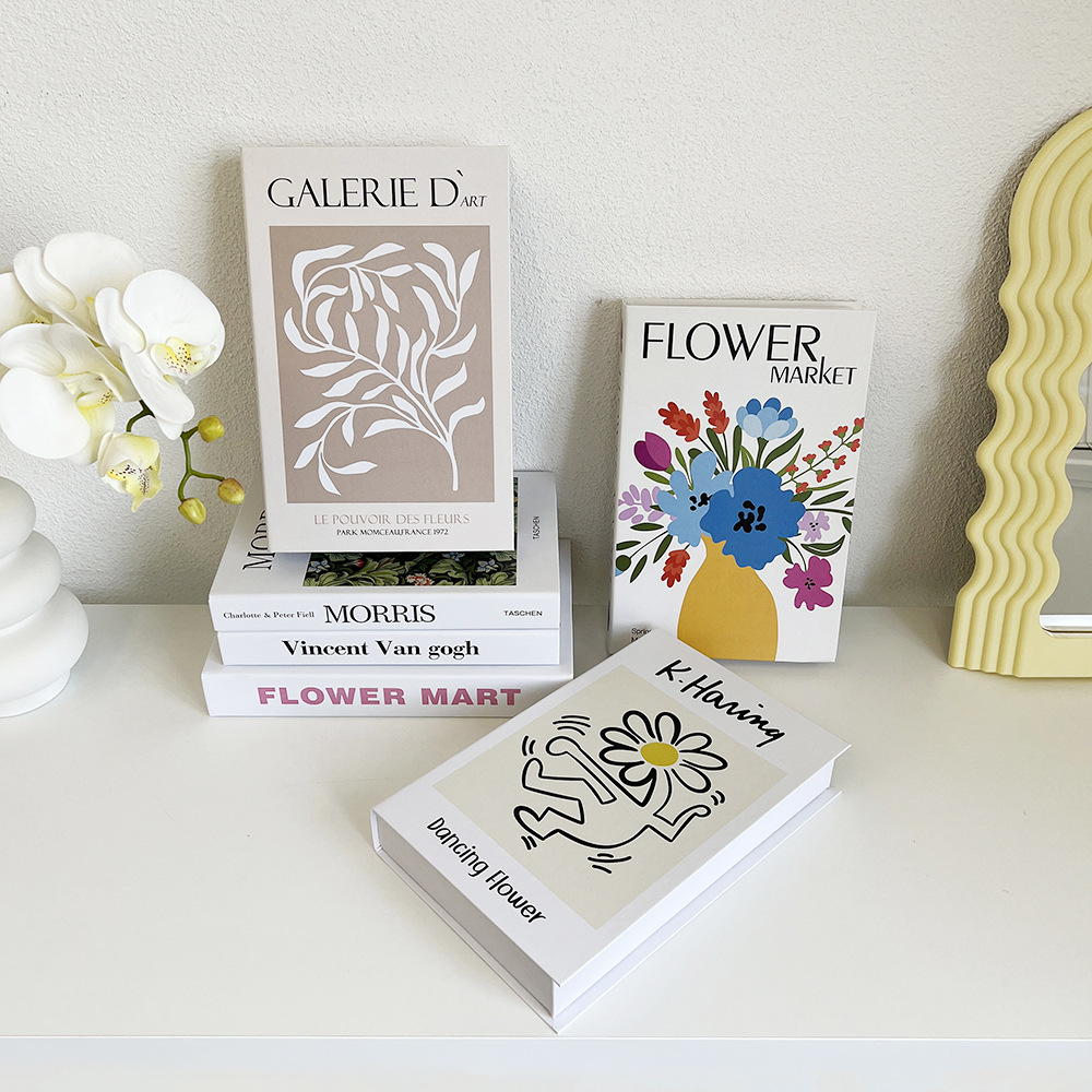Simülasyon kitap sanat çiçek İ - Home Decor Magazine incelemesi ve fiyatı