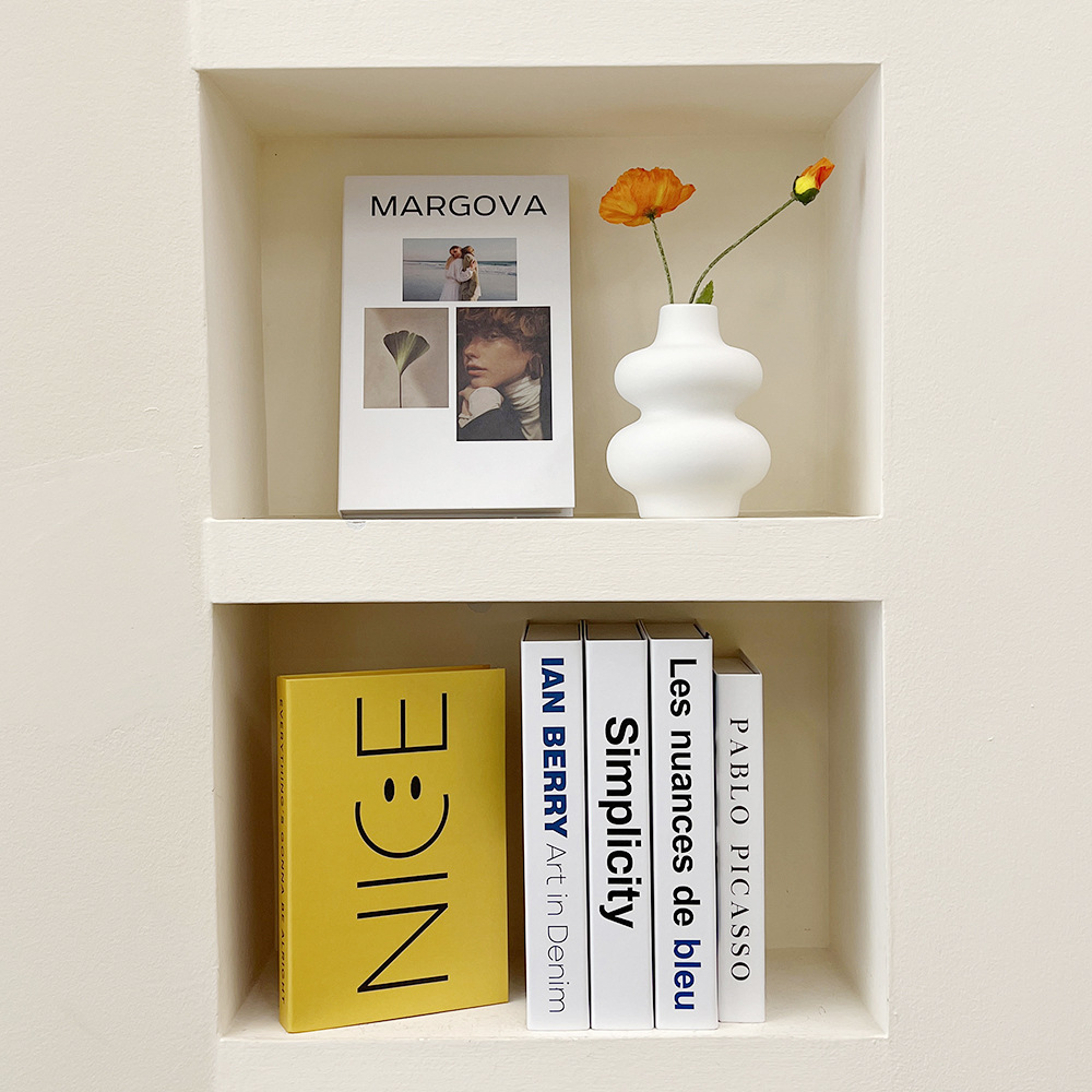 Simülasyon kitap sanat çiçek İ - Home Decor Magazine incelemesi ve fiyatı