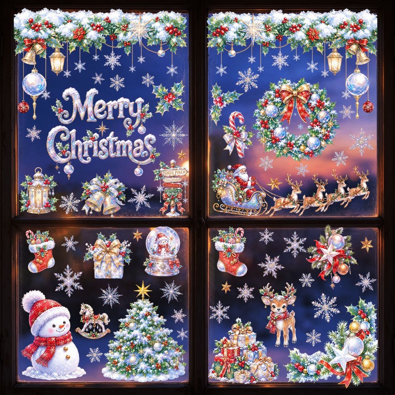 9 Adet Noel Statik Pencere Çık - X Home Decor incelemesi ve fiyatı