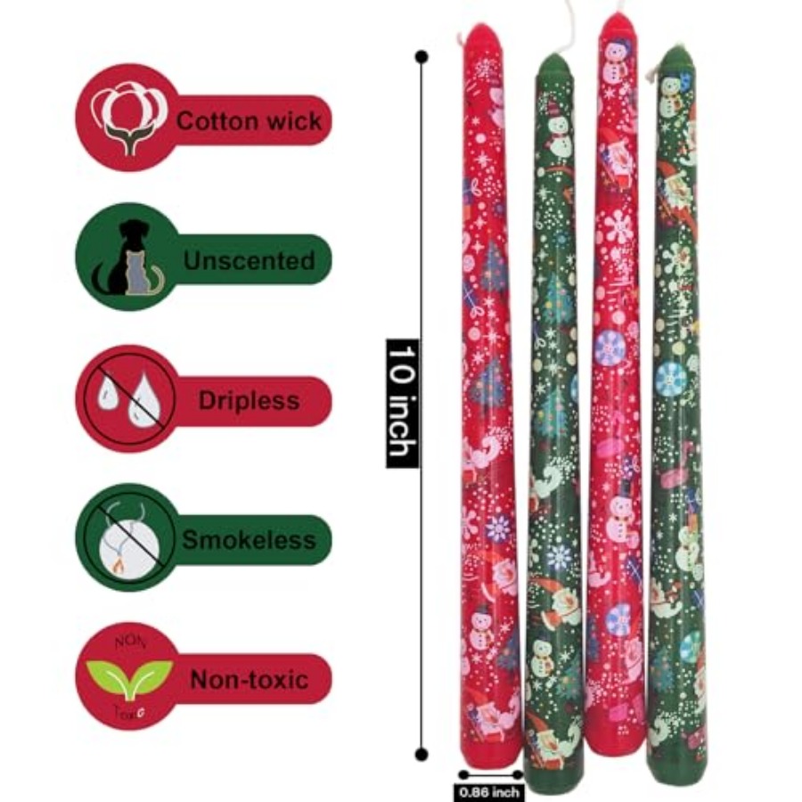 Noel Konik Mumlukları ve Uzun  - Home Decor Xmas incelemesi ve fiyatı