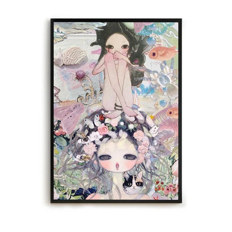 Aya Takano Dekoratif Baskılar  - Home Decor Aesthetic Pinterest incelemesi ve fiyatı
