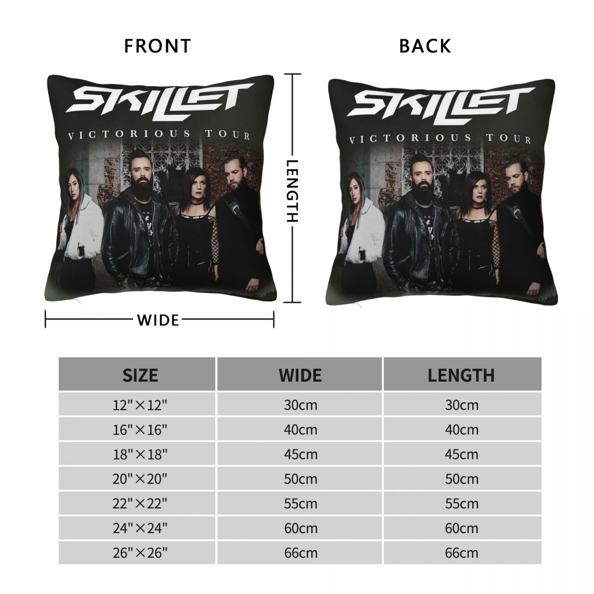 Skillet Band Victorious Tour Y - Victory Home Decor incelemesi ve fiyatı