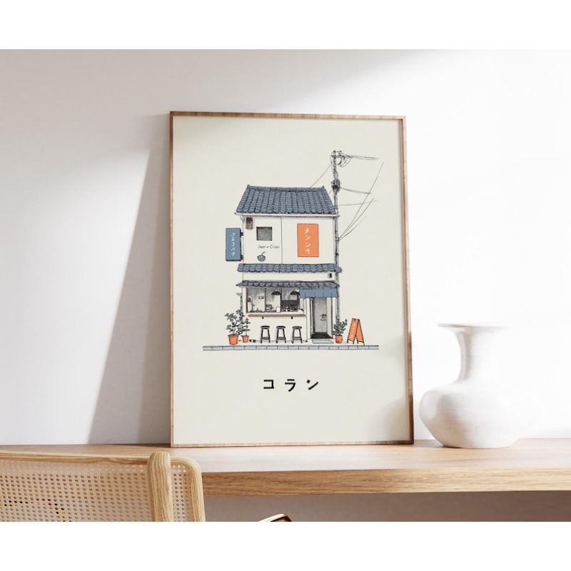 1 adet Japon Ramen Dükkanı Kan - Home Decor Design Interior incelemesi ve fiyatı