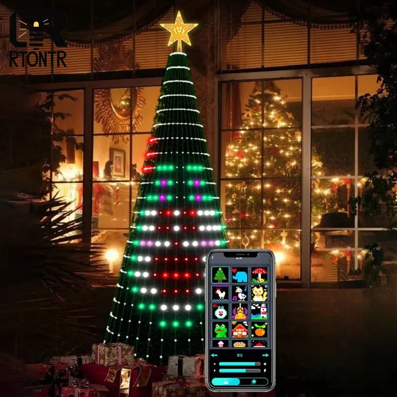Noel Yıldızı Ağaç Işıkları RGB - Home Decor Xmas incelemesi ve fiyatı
