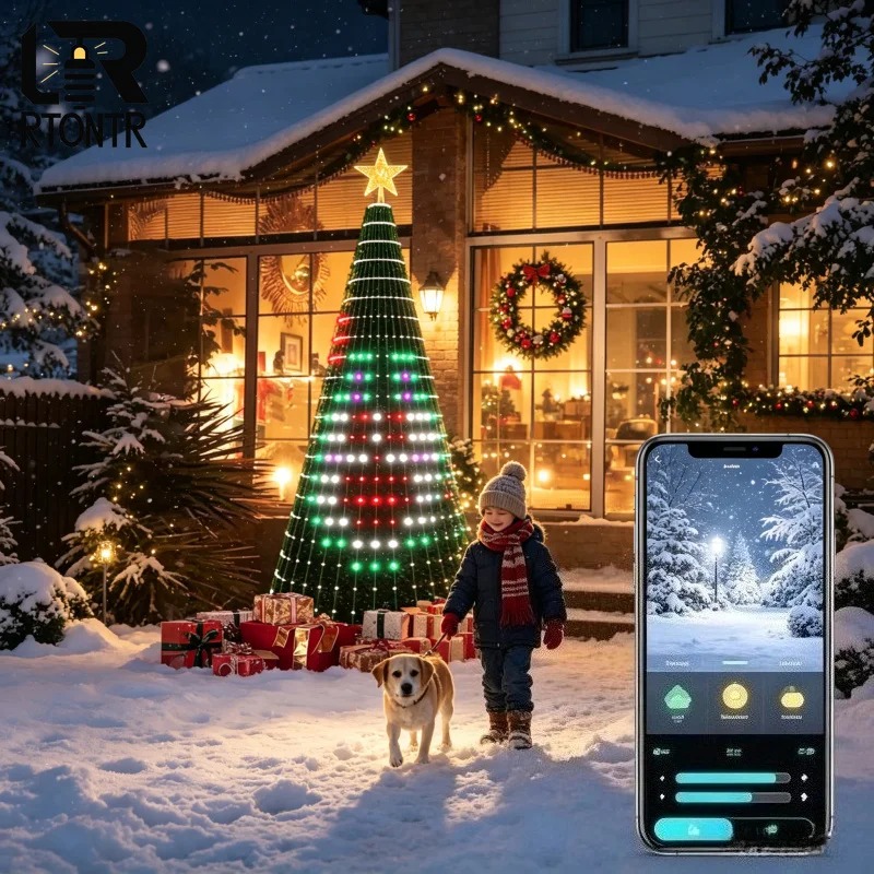 Noel Yıldızı Ağaç Işıkları RGB - Home Decor Xmas incelemesi ve fiyatı