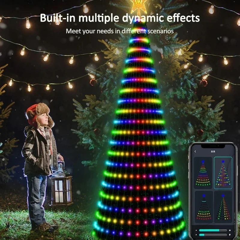 Noel Yıldızı Ağaç Işıkları RGB - Home Decor Xmas incelemesi ve fiyatı