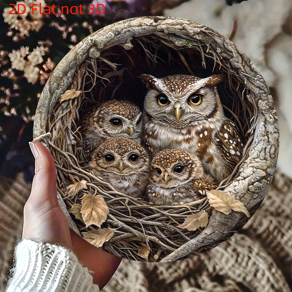 Vintage Metal Baykuş Ailesi Du - X Home Decor incelemesi ve fiyatı