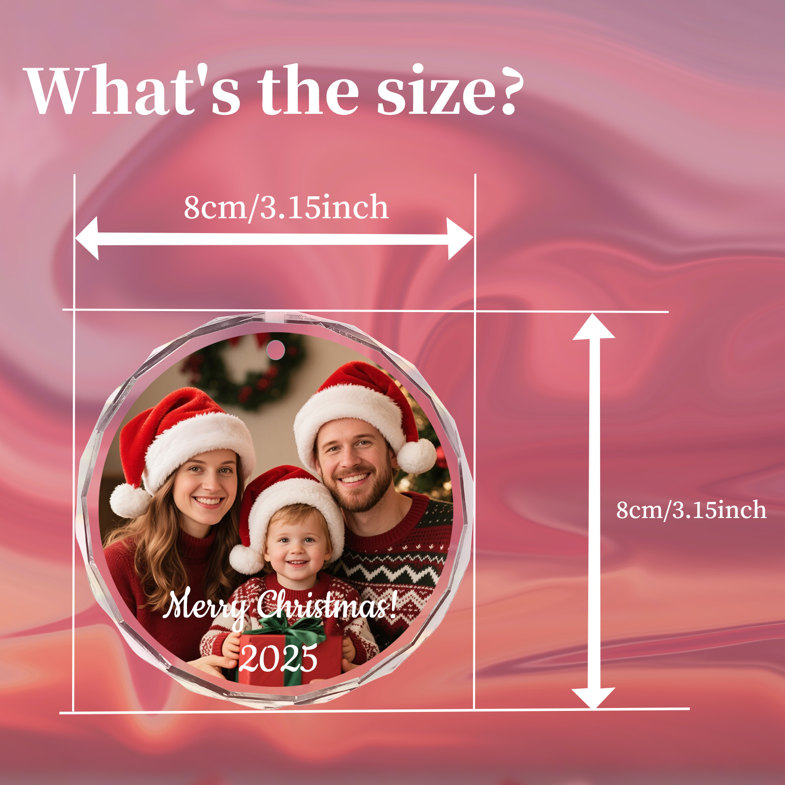 Kişiye Özel Noel Fotoğraf Süsü - Home Decor Xmas incelemesi ve fiyatı