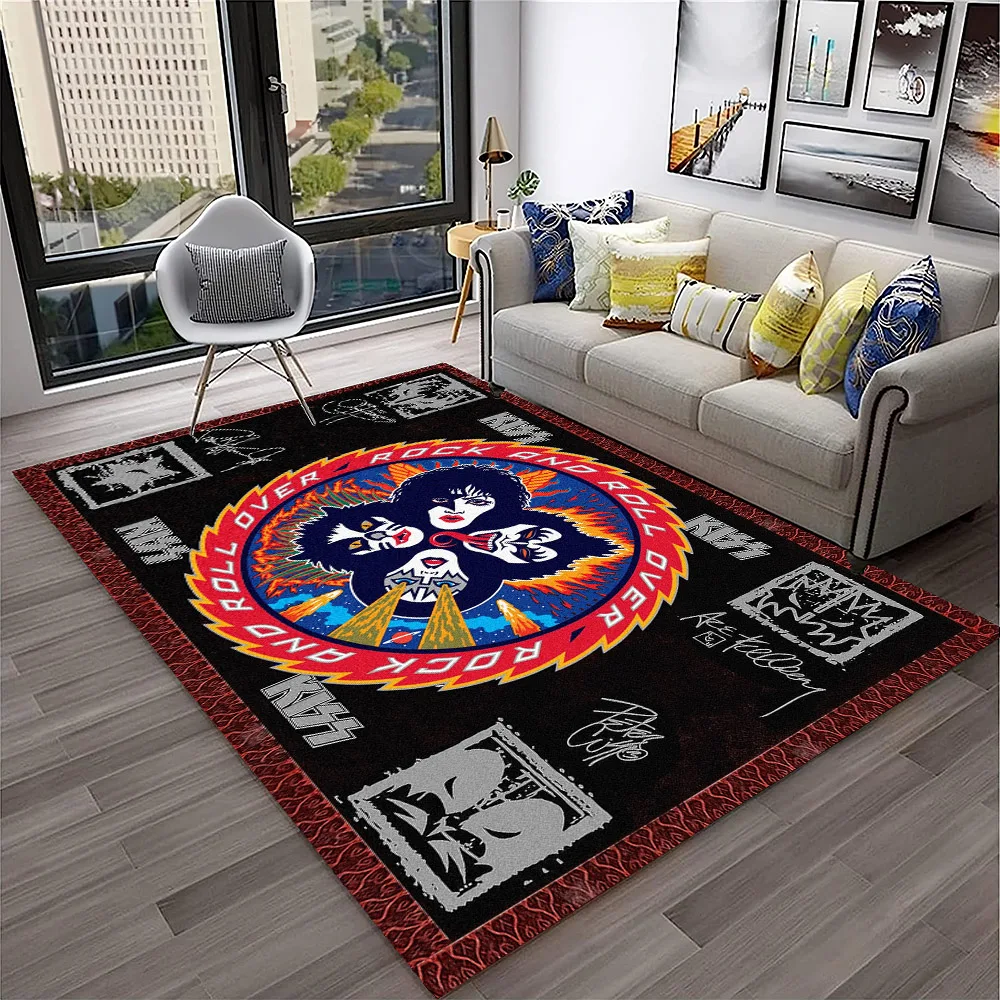 Retro KISS Rock Grubu Halı Kil - Home Decor Online Free incelemesi ve fiyatı