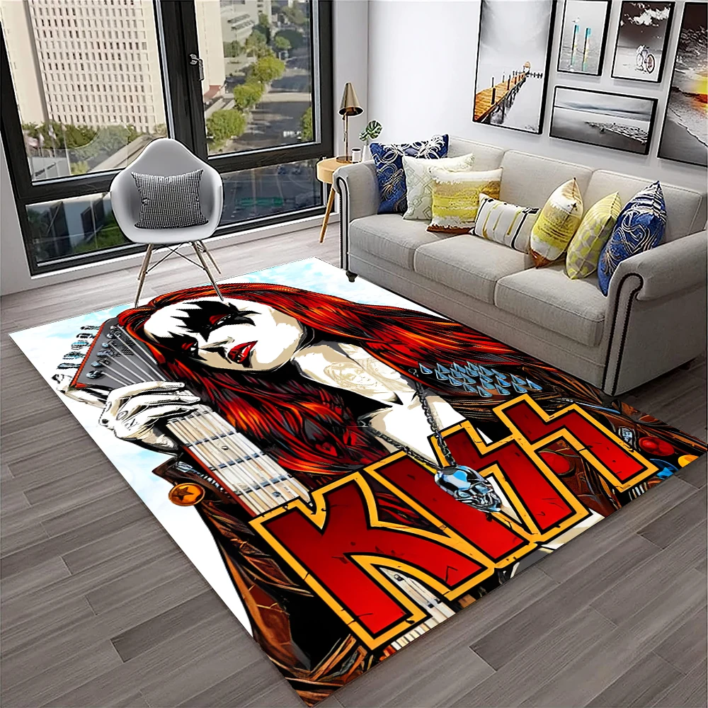 Retro KISS Rock Grubu Halı Kil - Home Decor Online Free incelemesi ve fiyatı
