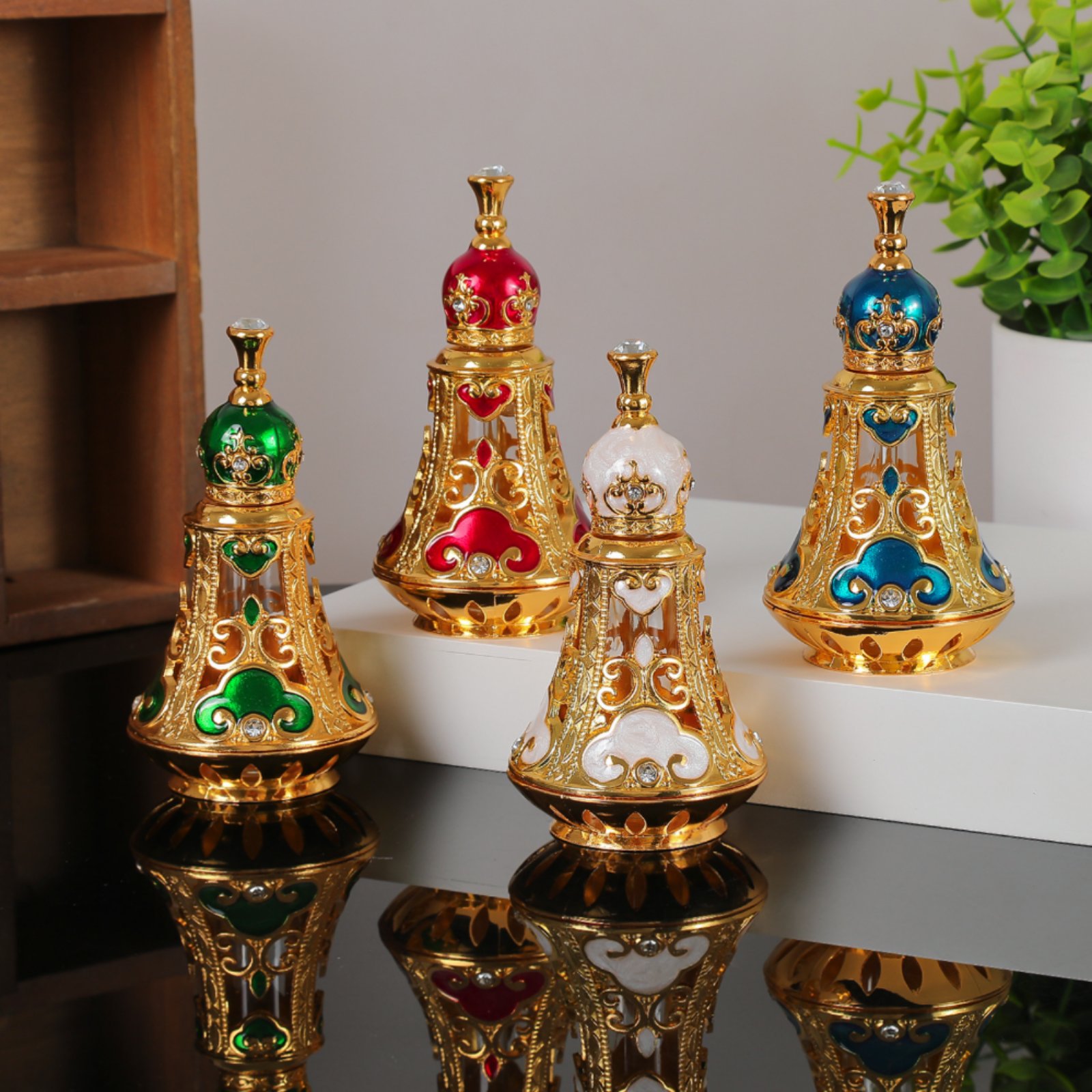 Süslü Parfüm Şişesi Yönlü Çan  - Home Decor Design incelemesi ve fiyatı