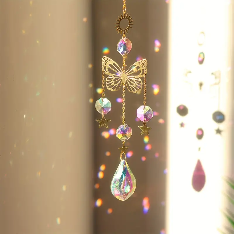 1 adet kelebek kristal güneş y - Crystal Sun Catcher incelemesi ve fiyatı