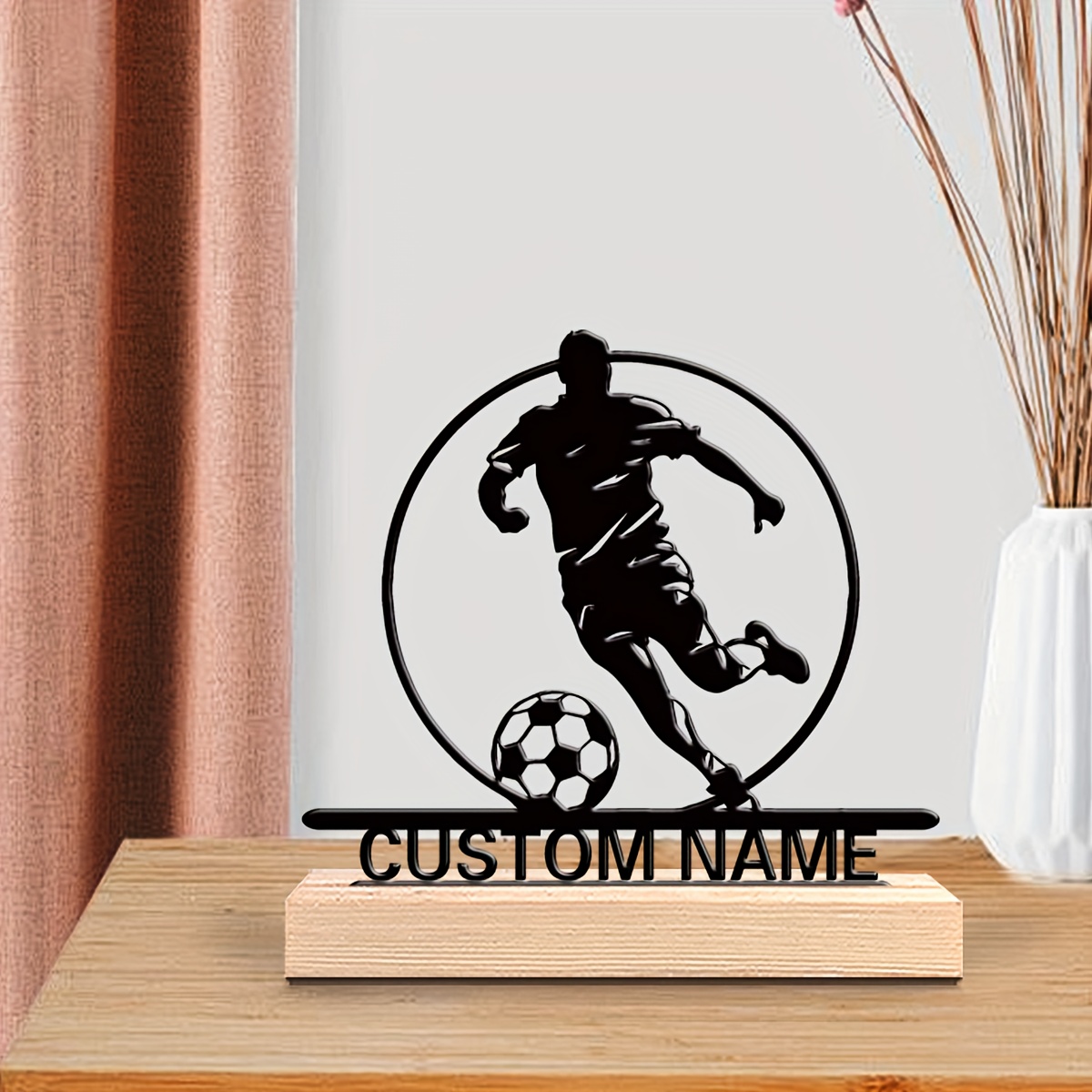 İsme Özel Metal Futbolcu Heyke - Home Decor Design incelemesi ve fiyatı