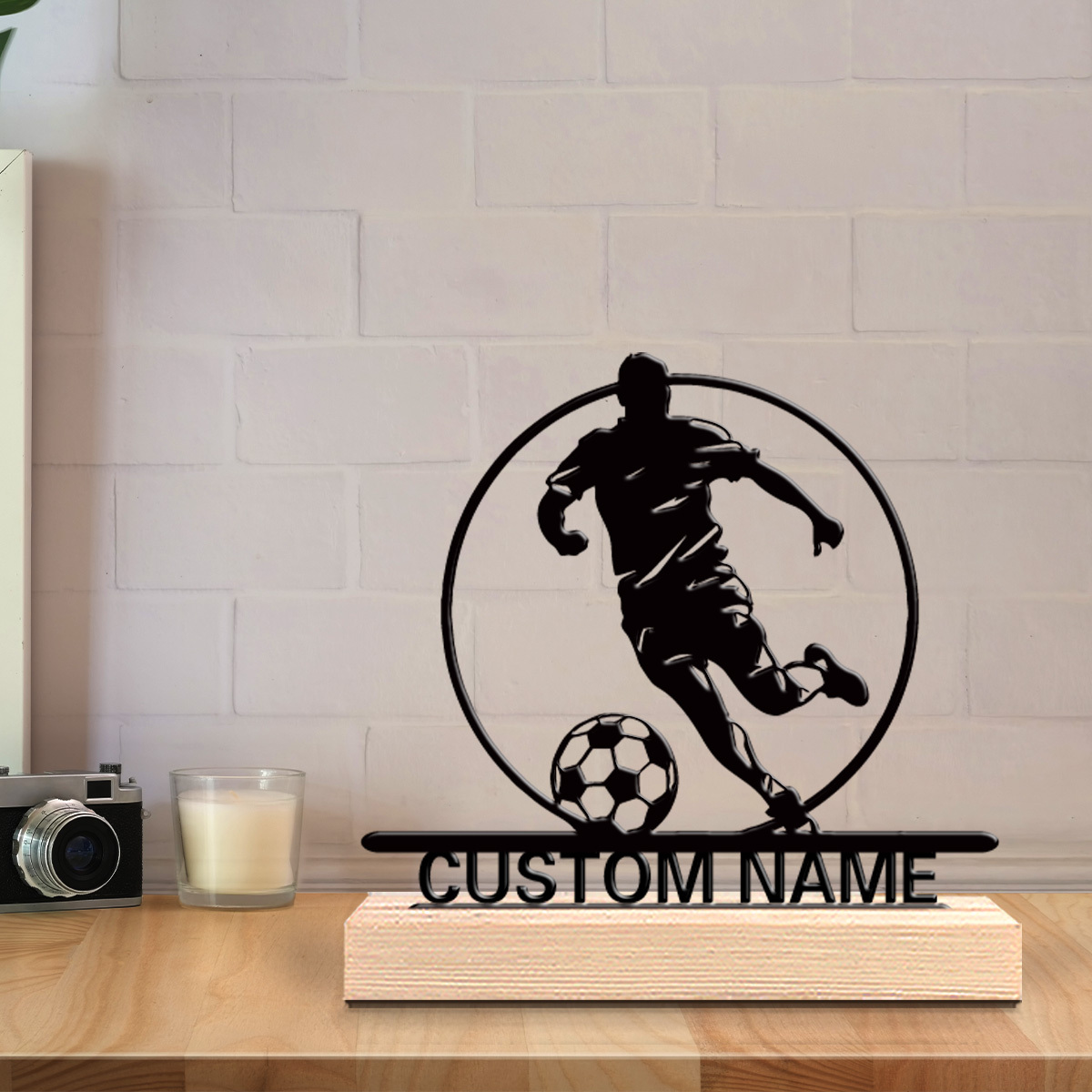 İsme Özel Metal Futbolcu Heyke - Home Decor Design incelemesi ve fiyatı