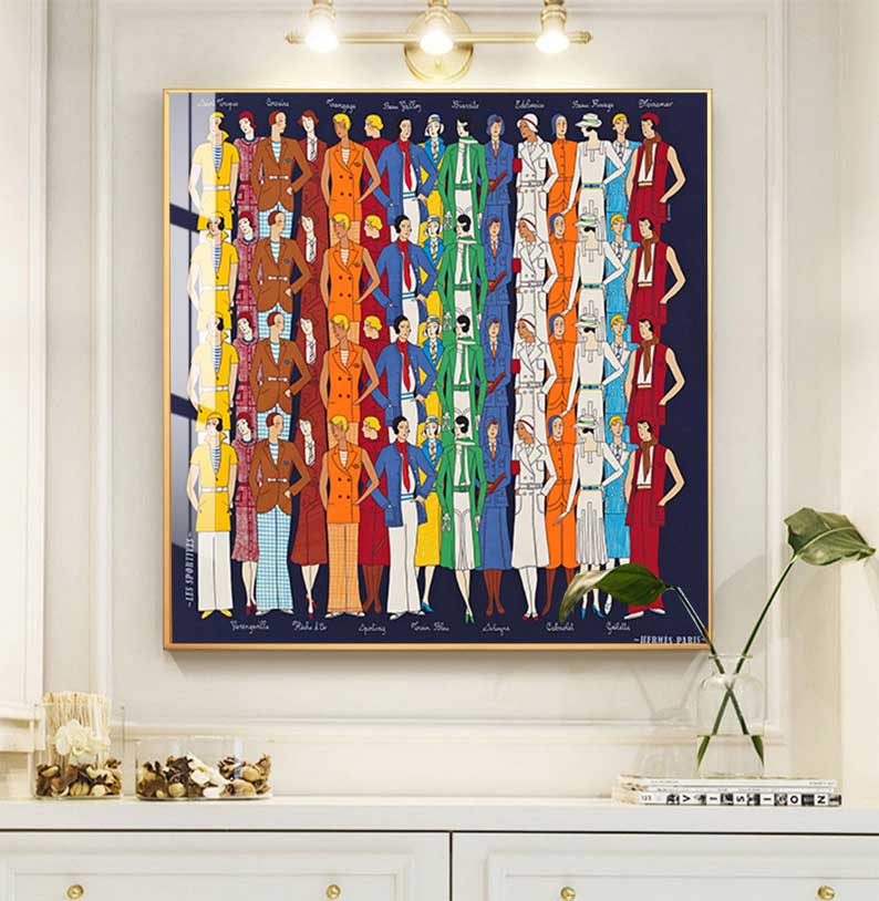 Modern Atlar Tuval Boyama Resi - Home Decor Hermes incelemesi ve fiyatı