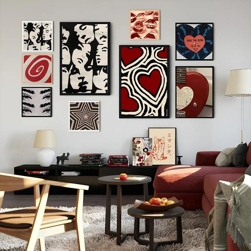 Posterler Y2K Rock Tarzı Tuval - Home Decor Aesthetic Pinterest incelemesi ve fiyatı