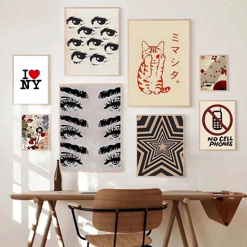 Posterler Y2K Rock Tarzı Tuval - Home Decor Aesthetic Pinterest incelemesi ve fiyatı