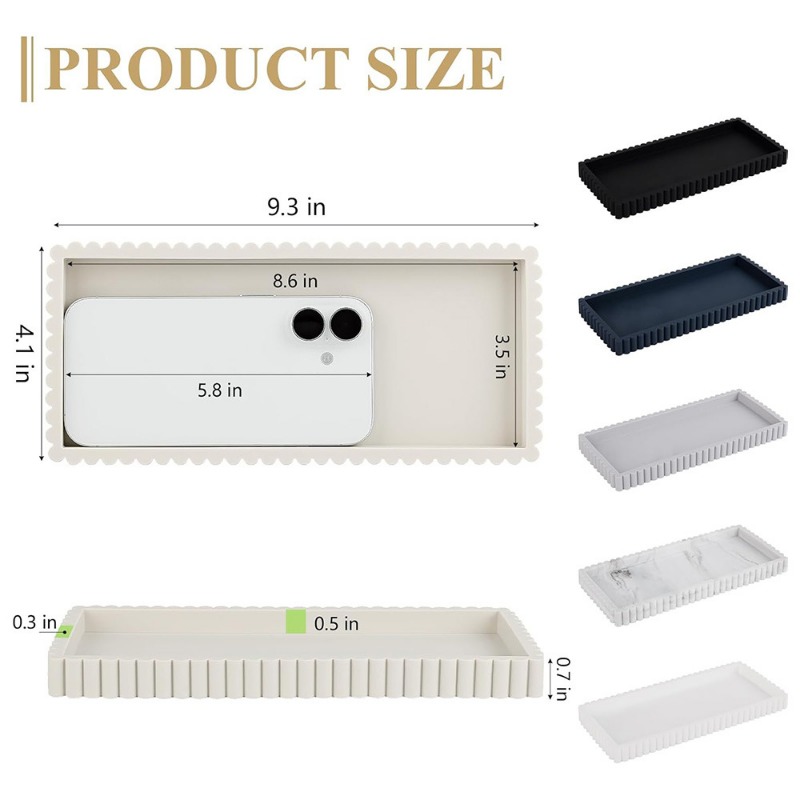 Silikon Oluklu Kenarlı Saklama - Vanity Home Decor incelemesi ve fiyatı