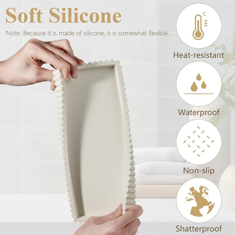 Silikon Oluklu Kenarlı Saklama - Vanity Home Decor incelemesi ve fiyatı