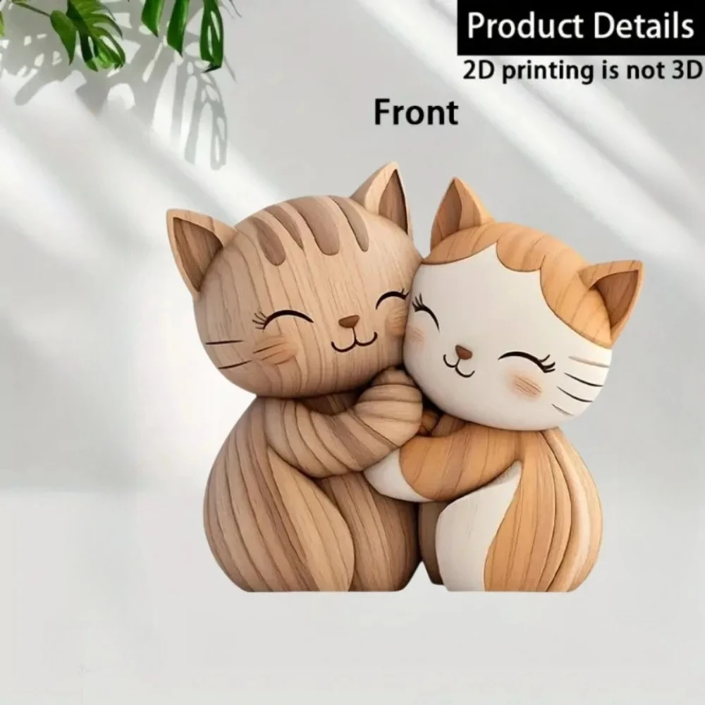 2D Düz Kedi Ahşap Yavru Köpek  - Home Decor Enthusiast incelemesi ve fiyatı