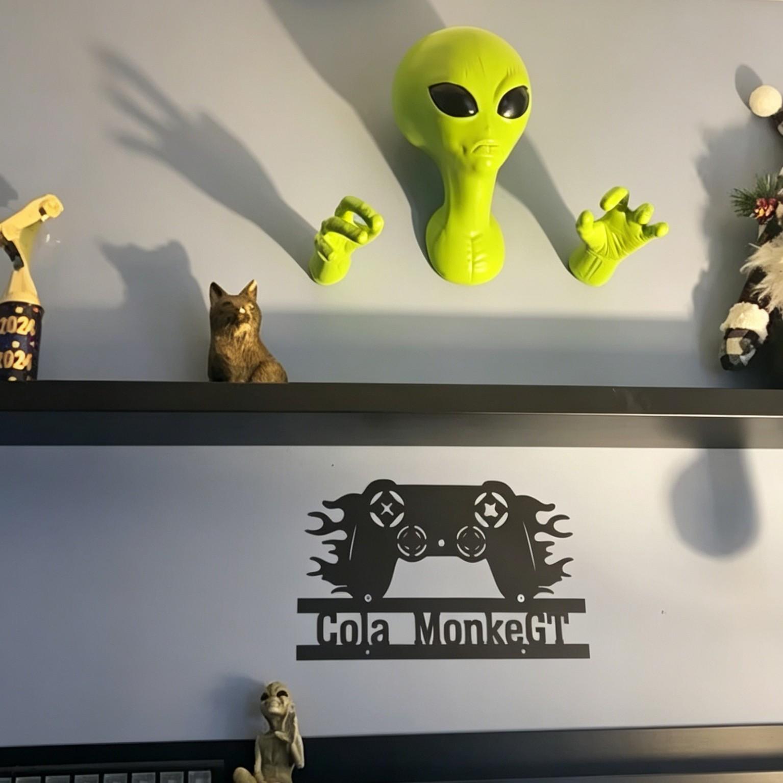 1 Yeşil Uzaylı Figürü, 3D Uzay - Home Decor Quirky incelemesi ve fiyatı