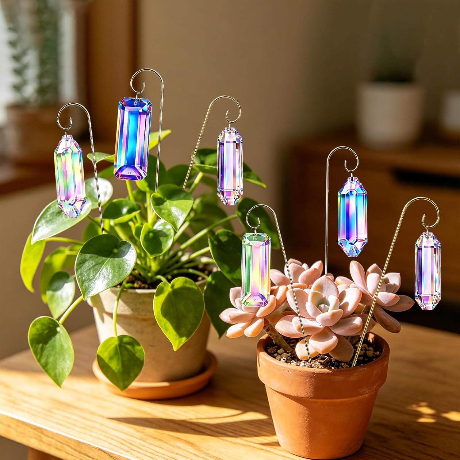5 adet kristal Suncatcher bitk - Crystal Sun Catcher incelemesi ve fiyatı