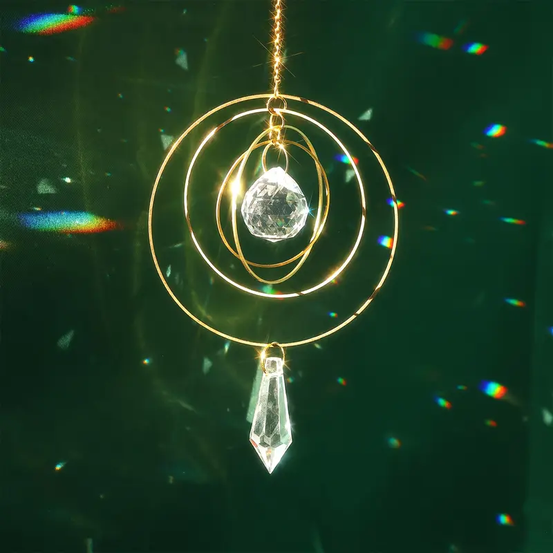 1 adet Dört Yuvarlak Kristal B - Crystal Sun Catcher incelemesi ve fiyatı