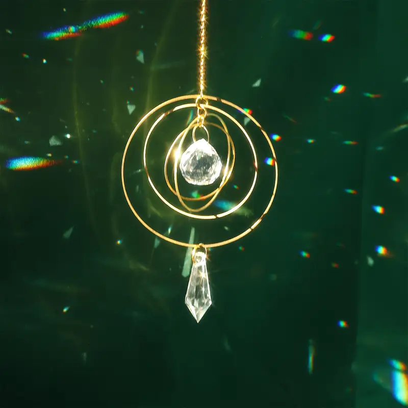 1 adet Dört Yuvarlak Kristal B - Crystal Sun Catcher incelemesi ve fiyatı