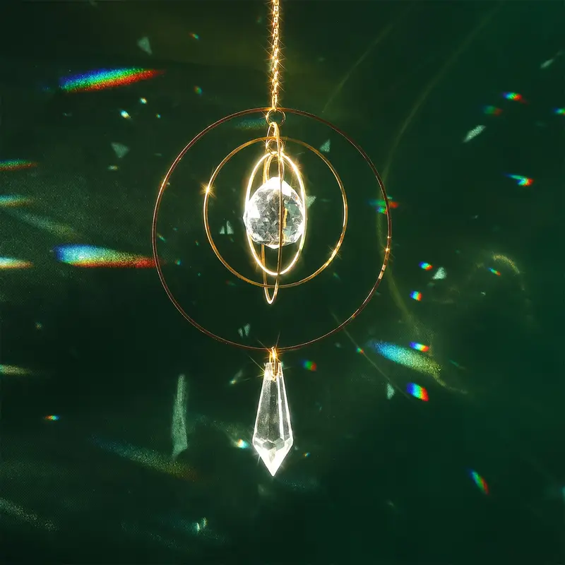 1 adet Dört Yuvarlak Kristal B - Crystal Sun Catcher incelemesi ve fiyatı