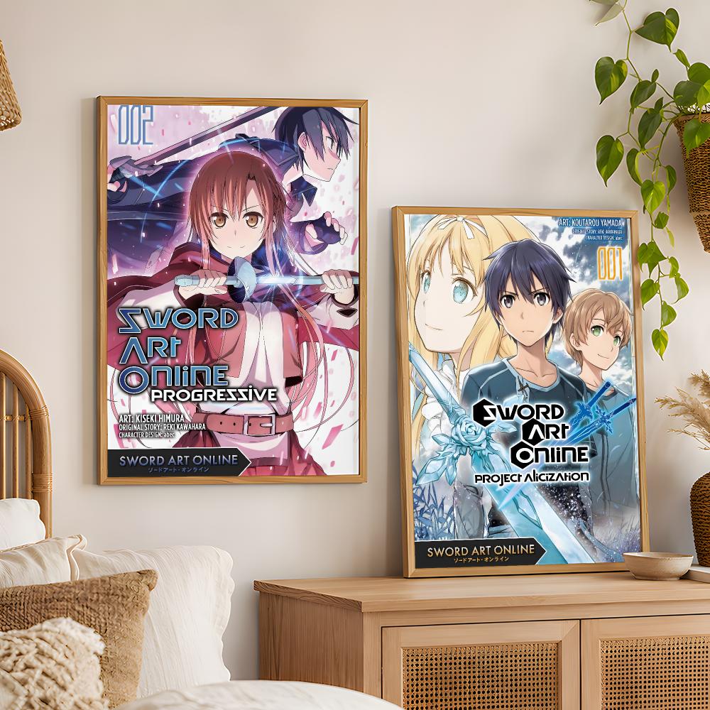 Anime S-Sword Art Online Poste - Home Decor Online Free incelemesi ve fiyatı