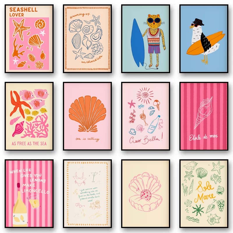 Tropikal Tiki Posteri Deniz Ka - Home Decor Aesthetic Pinterest incelemesi ve fiyatı