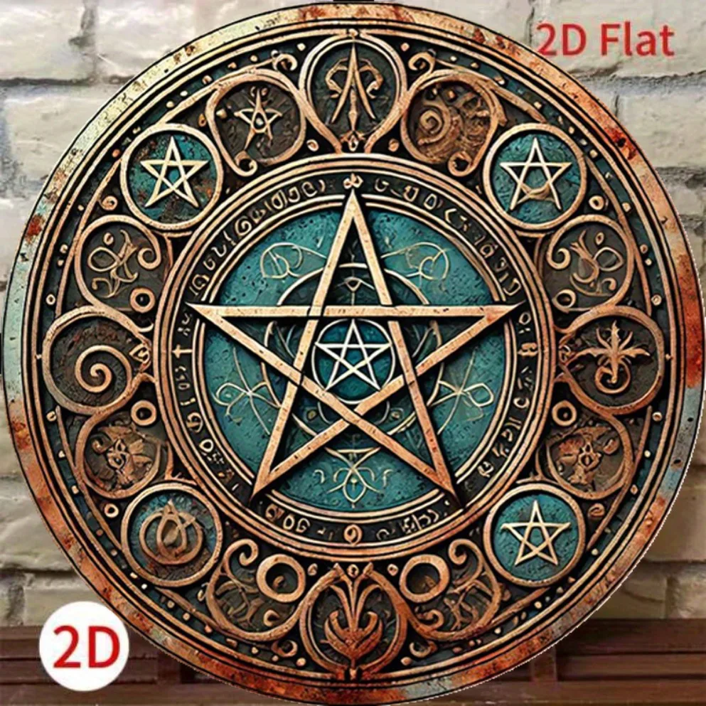 Vintage Wiccan Pentagram Metal - Home Decor Enthusiast incelemesi ve fiyatı
