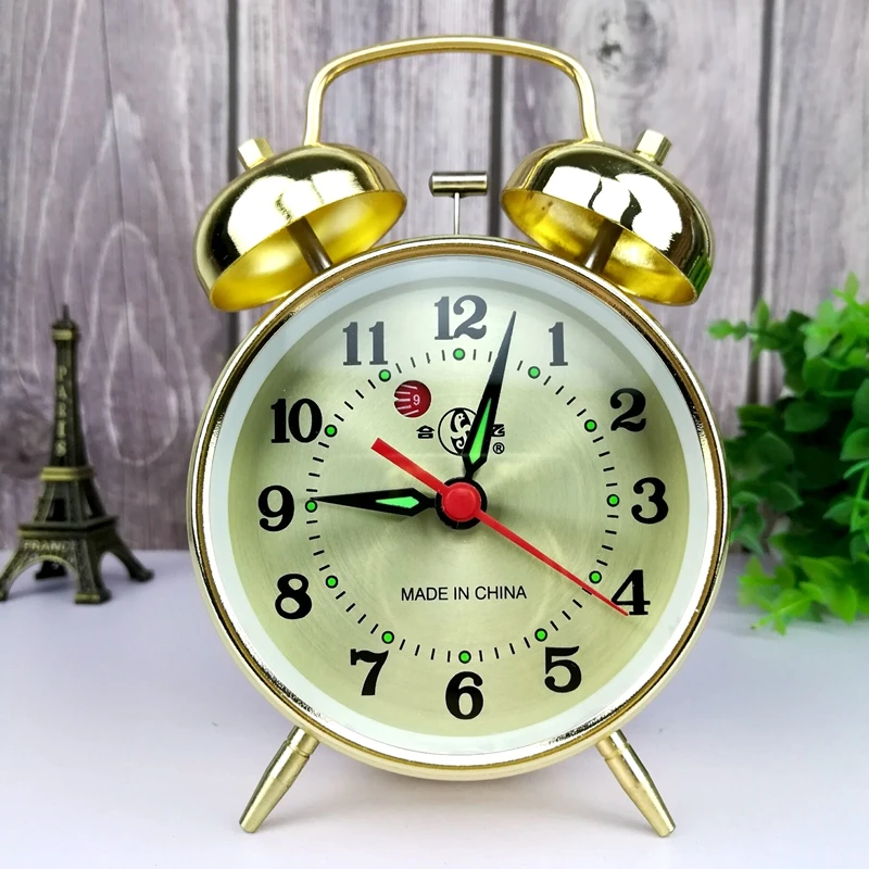 Metal mekanik çalar saat saat  - Vintage Alarm Clock incelemesi ve fiyatı