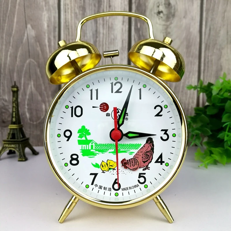 Metal mekanik çalar saat saat  - Vintage Alarm Clock incelemesi ve fiyatı