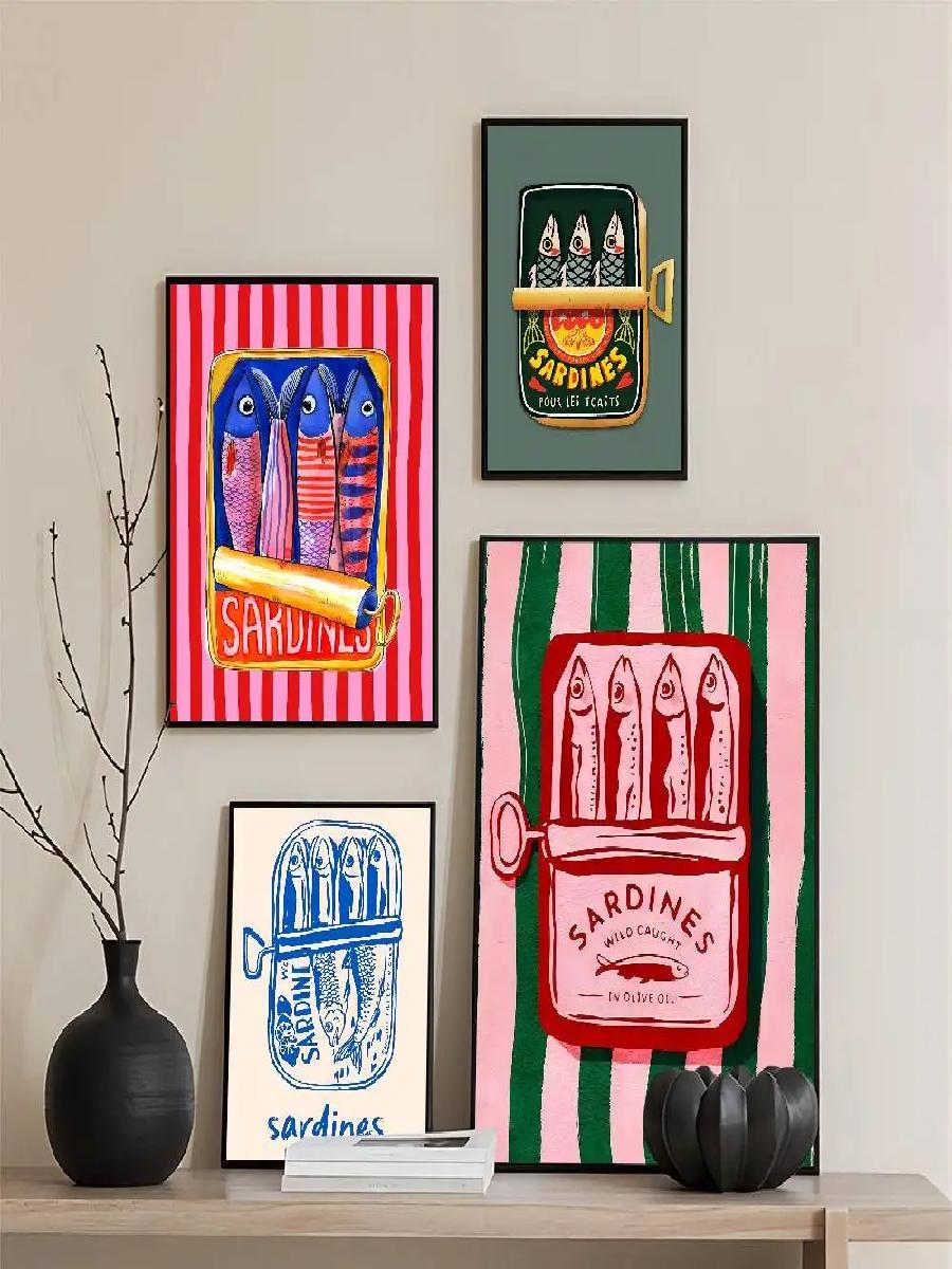 Renkli Sardalya Konserve Balık - Home Decor Aesthetic Pinterest incelemesi ve fiyatı