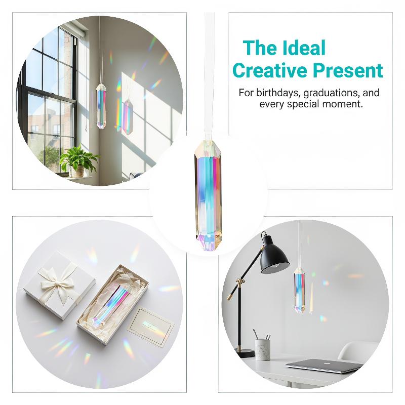 Yapay Renkli Kristal Asılı Pri - Crystal Sun Catcher incelemesi ve fiyatı
